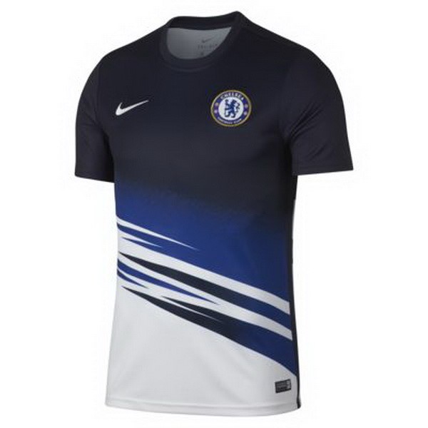 Camiseta de Entrenamiento Chelsea 2019 2020 Azul Marino Blanco